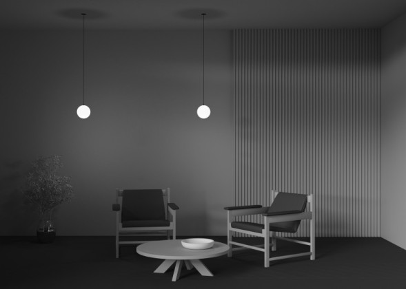 Подвесной светильник Maytoni Technical luna P039PL-5W3K-10INS-B