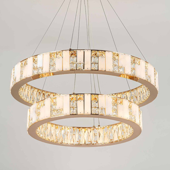 Каскадная люстра MODELUX ML.6985.800.600P GD