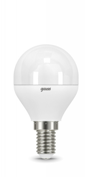 Светодиодная лампа Gauss Шарик 105101210 9.5W 220V 950lm E14 белый (дневной)