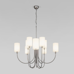 Подвесная люстра Eurosvet 60164/10 никель Smart ABBEY