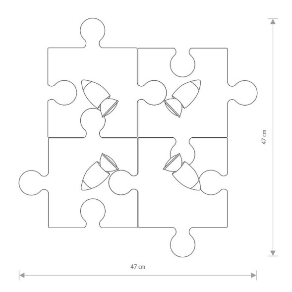 Детский спот Nowodvorski Puzzle 6384