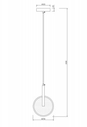 Подвесной светильник Freya NOVA FR6002PL-L15BS