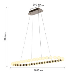 Подвесная люстра Favourite HELMET 4590-10P