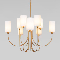 Подвесная люстра Eurosvet ABBEY 60164/10 латунь