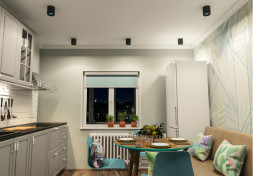 Накладной точечный светильник Denkirs Rodvig DK3090-BK+CY