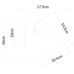Спот ARTE Lamp Mercoled A5049AP-1GY