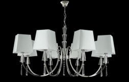 Подвесная люстра Crystal Lux MARSELA MARSELA SP-PL8 NICKEL