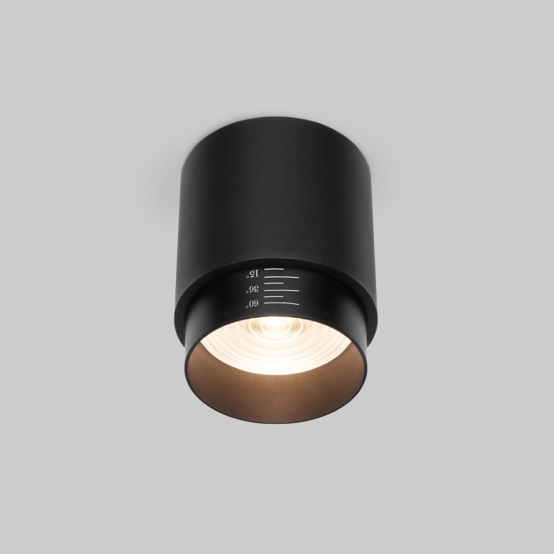 Накладной точечный светильник Elektrostandard Cors 10W (25032/LED) чёрный