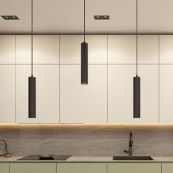 Трековый светильник Denkirs SOLID Tube DK6210-BK