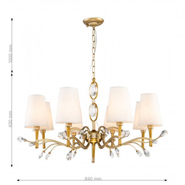 Подвесная люстра Favourite Luca 2703-8P