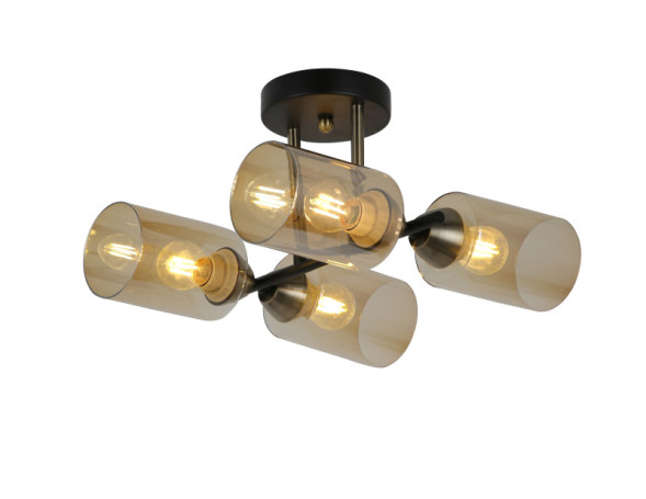 Люстра на штанге Freya FR5129PL-04B GLOW