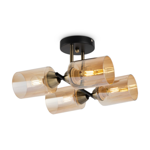 Люстра на штанге Freya FR5129PL-04B GLOW