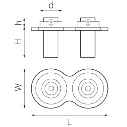 Встраиваемый точечный светильник Lightstar INTERO i626264