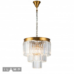 Каскадная люстра iLamp Triumph 7383/6P BR