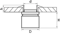 Встраиваемый точечный светильник Lightstar FORTE INCA 214807