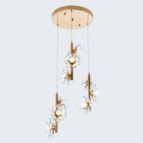 Каскадная люстра MODELUX ML.1855.9 GD