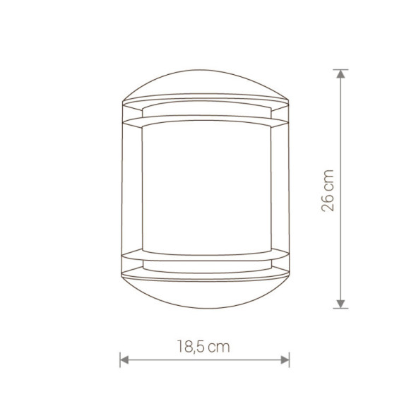 Уличный настенный светильник Nowodvorski Quartz 3411