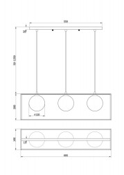 Подвесная люстра Freya Trinity FR5113PL-03G