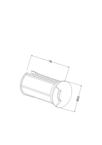 Тротуарный светильник Maytoni Flash O044DL-L1S3K