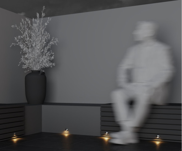 Тротуарный светильник Maytoni Flash O044DL-L1S3K