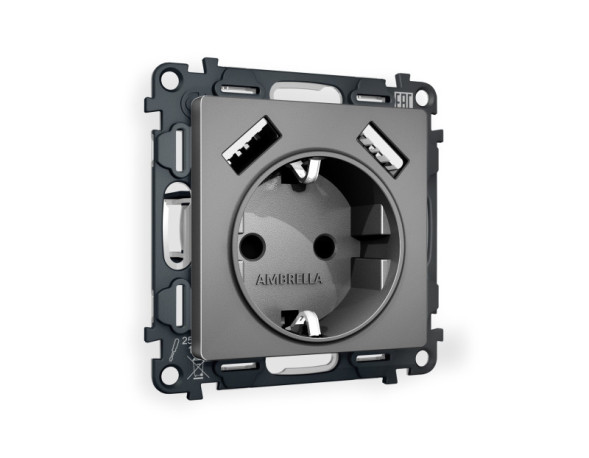 Розетка Ambrella Volt MA659010 ALFA QUANT