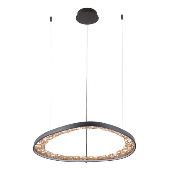 Подвесной светильник ARTE Lamp Cinta A1847SP-46BK