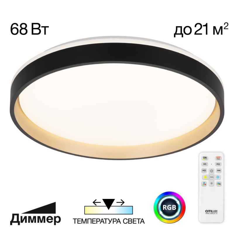 Потолочный светильник Citilux ENZO CL753451G