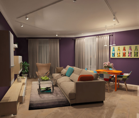 Светодиодный трековый светильник Denkirs SOLID Ribe DK6400-WH