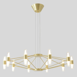 Подвесная люстра Crystal Lux DOROTEA SP10 GOLD Dorotea