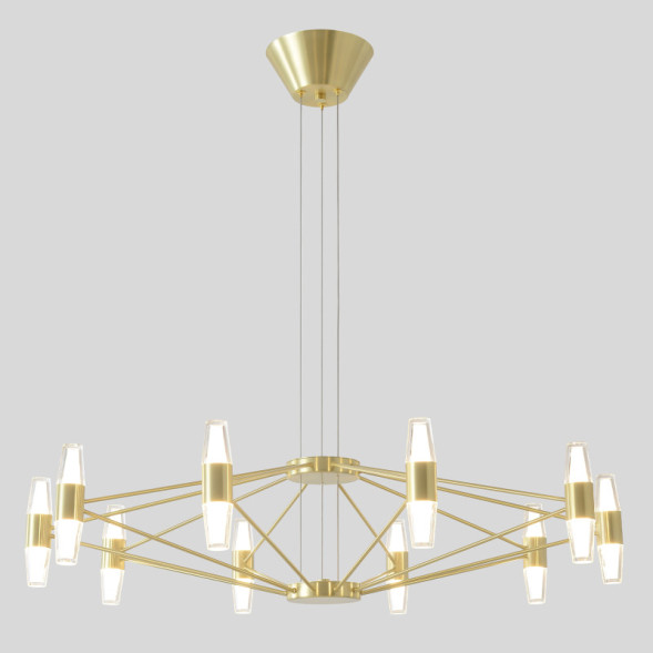 Подвесная люстра Crystal Lux DOROTEA SP10 GOLD Dorotea