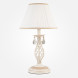 Настольная лампа Eurosvet Amelia 10054/1 белый с золотом/прозрачный хрусталь Strots