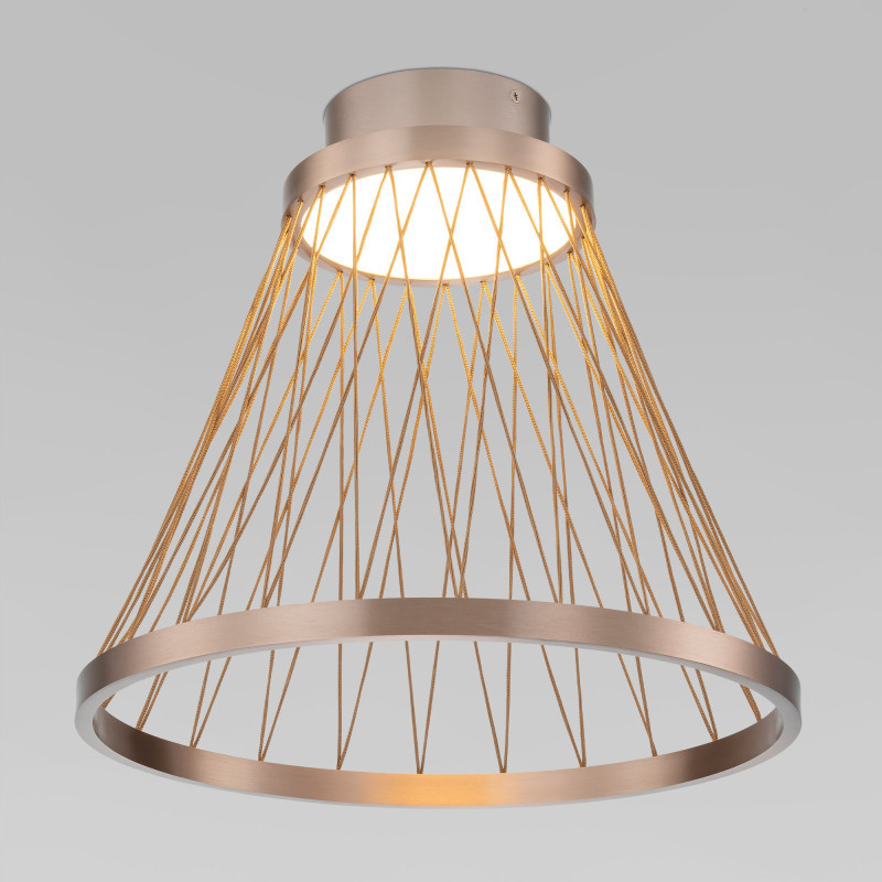 Потолочный светильник Eurosvet 40018/1 LED коричневый CESTA