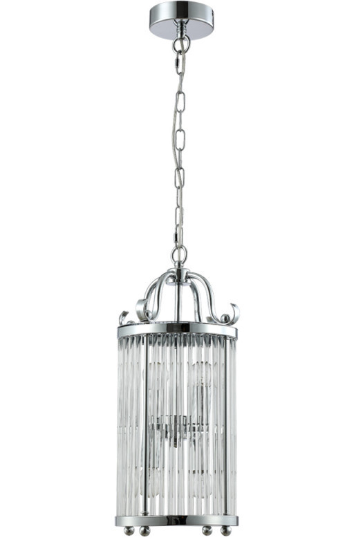 Подвесной светильник Crystal Lux TADEO TADEO SP4 D200 CHROME/TRANSPARENTE