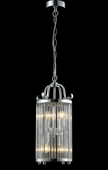 Подвесной светильник Crystal Lux TADEO TADEO SP4 D200 CHROME/TRANSPARENTE