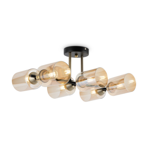 Люстра на штанге Freya FR5129PL-06B GLOW