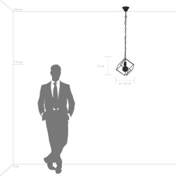 Подвесной светильник Lightstar GABBIA 732317