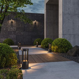 Садово-парковый светильник Elektrostandard Apart 35193/S черный