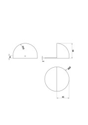 Уличный настенный светильник Maytoni Mezzo O033WL-L7B3K