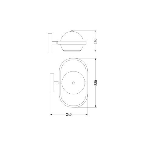 Бра Vele Luce HELIX VL5153W01