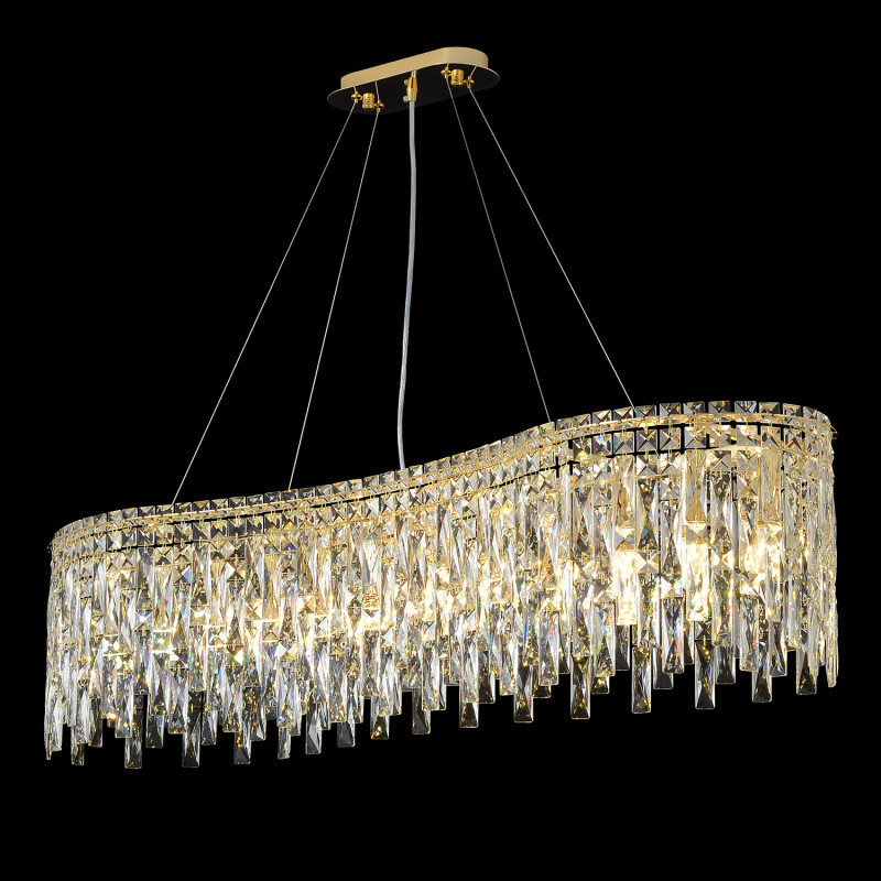 Подвесная люстра Crystal Lux ABRIL ABRIL SP12 L1200 GOLD