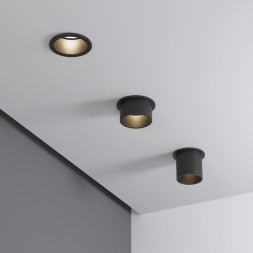 Встраиваемый точечный светильник Elektrostandard 25004/01 GU10 чёрный