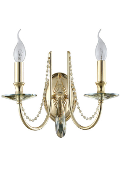 Бра Crystal Lux VICTORIA VICTORIA AP2 GOLD/AMBER