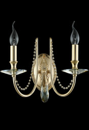 Бра Crystal Lux VICTORIA VICTORIA AP2 GOLD/AMBER