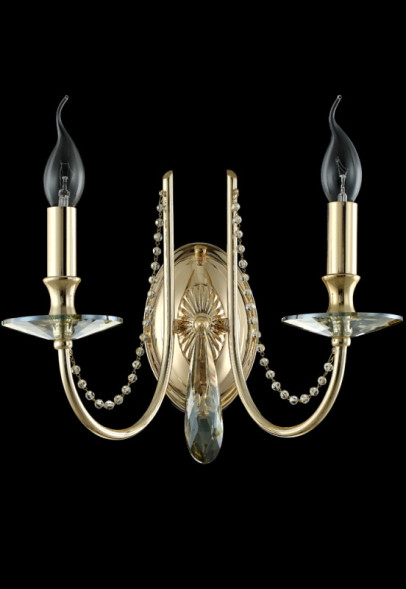 Бра Crystal Lux VICTORIA VICTORIA AP2 GOLD/AMBER
