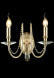 Бра Crystal Lux VICTORIA VICTORIA AP2 GOLD/AMBER