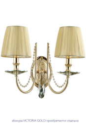 Бра Crystal Lux VICTORIA VICTORIA AP2 GOLD/AMBER