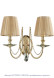 Бра Crystal Lux VICTORIA VICTORIA AP2 GOLD/AMBER
