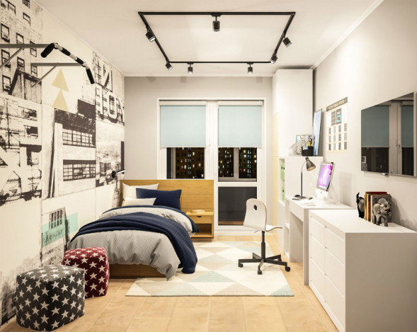 Светодиодный трековый светильник Denkirs SOLID Ribe DK6400-BK