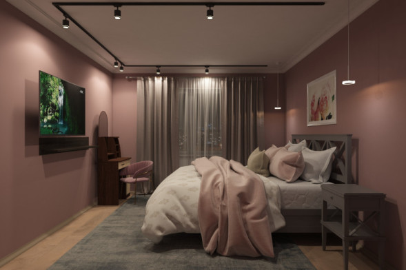 Светодиодный трековый светильник Denkirs SOLID Ribe DK6400-BK