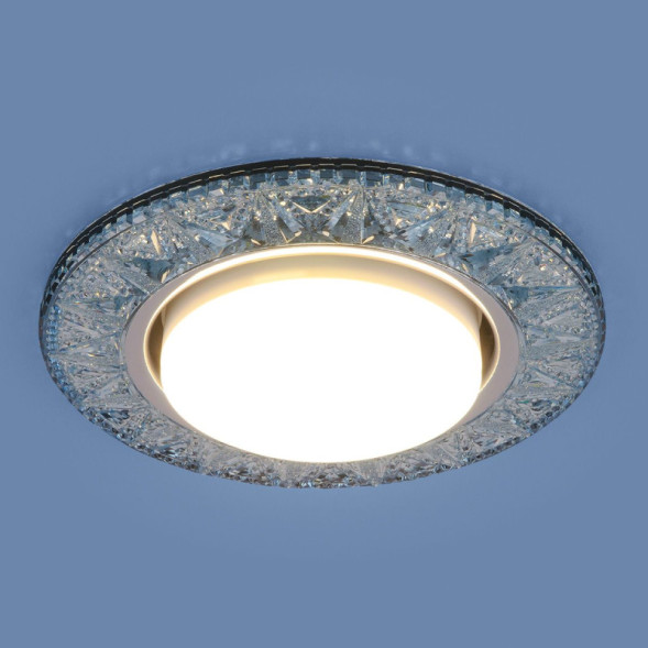 Встраиваемый точечный светильник Elektrostandard 3022 GX53 BL лазурный